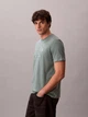 Футболка хлопковая длинная мужская Calvin Klein 4RE887G-PNO(Autumn Green) M Полынь (132282014948) - изображение 4