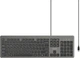 Klawiatura przewodowa Unitek SlimTap Ultra Light USB Space Grey (T052AGY01-US) - obraz 1