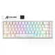 Механічна клавіатура Attack SHARK X68MAX HE Magnetic Switch, 8K, Металевий корпус, RGB, Win/Mac OS, УКР/АНГЛ, White Contours/Біла в смужку (X68MAXSWС) - изображение 1
