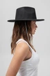 Женская Шляпа Fedora Черная С Жемчугом Without - (397102) - изображение 3