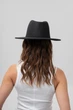 Женская Шляпа Fedora Черная С Жемчугом Without - (397102) - изображение 4