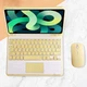Чехол с клавиатурой и мышкой FegishCase iPad Pro 11 (2020) Yellow - изображение 12