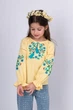 Вышиванка для девочки Mevis 5285 05 128 см желтый - изображение 1