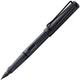 Ручка чорнильна LAMY safari EF steel black синє чорнило (4042062) - изображение 1