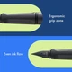 Ручка чорнильна LAMY safari матова umbra F T10 сині чорнила (4000202) - изображение 5