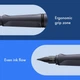 Ручка чорнильна LAMY safari EF steel black синє чорнило (4042062) - изображение 4