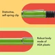 Ручка кулькова LAMY safari зелена M16 синій стрижень (4025549) - изображение 6