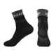 Антиковзкі спортивні шкарпетки для йоги, пілатесу з повним силіконовим покриттям підошви чорно-сірі, бавовна, розмір 35–40 R9791 - зображення 1