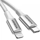 Дата кабель USB-C to Lightning 1.0m 3A 60W US304 white Ugreen (70523) - изображение 3