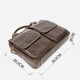 Сумка портфель мужская из натуральная кожи Vintage leather-20443 Коричневая - изображение 7