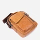 Сумка планшет через плечо мужская из натуральная кожи Vintage leather-20416 Рыжяя - изображение 4