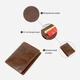 Портмоне мужское кожаное для карточек Vintage leather-20432 Коричневое - изображение 7
