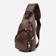 Сумка слинг через плечо мужская Vintage leather-20572 Коричневая - изображение 1
