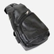 Сумка слинг через плечо мужская Vintage leather-20571 Черная - изображение 4