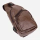 Сумка слинг через плечо мужская Vintage leather-20572 Коричневая - изображение 4