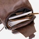 Сумка слинг через плечо мужская Vintage leather-20572 Коричневая - изображение 6