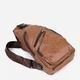 Сумка слинг через плечо мужская Vintage leather-20573 Рыжяя - изображение 4