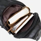 Сумка слинг через плечо мужская Vintage leather-20559 Черная - изображение 6