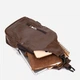 Сумка слинг через плечо мужская Vintage leather-20560 Коричневая - изображение 5
