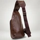 Сумка слинг через плечо мужская Vintage leather-20560 Коричневая - изображение 15