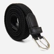 Ремень женский тканевый Vintage leather-20544 90 см Черный - изображение 1