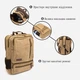 Рюкзак мужской тканевый 20 л вмещает формат А4 Vintage leather-20616 Бежевый - изображение 8