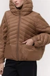 Вітровка LUXIEN вільного крою з капюшоном Коричнева L Коричневий 1611066 - зображення 10