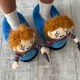 Текстильні закриті капці-обіймашки Chucky 3D «Good Guys» — пухнасті домашні напівчоботи в стилі фільмів жахів 35 - зображення 7