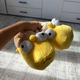 Комнатные зимние тапки-игрушки Гомер Симпсон Объемная пушистая обувь для дома на нескользящей подошве The Simpons 36 - изображение 7