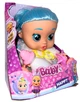 Лялька пупс Baby Lovely 26 см що говорить плаче та сміється з довгим блакитним волоссям із соскою та пляшечкою - зображення 1