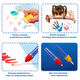 Дитячий набір для малювання Color Draw Magical Paint Brush чарівний пензлик кольорова палітра штампи розвиваюча іграшка для творчо - зображення 2
