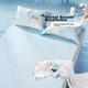 Простирадло на резинці FUANNA 60s Lyocell Tencel охолоджуюче, 150x200см, синє - зображення 6