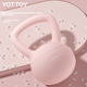 Мягкая гиря Yottoy для подъема бедер, для женщин, для приседаний и силовых тренировок, домашний фитнес-оборудование, 8 кг - очаровательный розовый цвет. - изображение 13