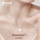 Кольє Grace Girl з двосторонньою чотирилистою конюшиною, ланцюжок на ключицю - зображення 12