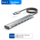 USB-концентратор Youlianxing USB 3.0, 8 портов, кабель 1.2 м, с адаптером питания - изображение 10