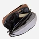 Рюкзак мужской тканевый вмещает формат А4 Vintage leather-20626 Коричневый - изображение 4