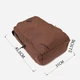 Рюкзак мужской тканевый вмещает формат А4 Vintage leather-20626 Коричневый - изображение 5