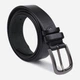 Ремень мужской из натуральной кожи Vintage leather-20708 126 см Черный - изображение 1
