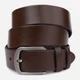 Ремень мужской из натуральной кожи Vintage leather-20726 123 см Коричневый - изображение 3