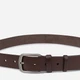 Ремень мужской из натуральной кожи Vintage leather-20726 123 см Коричневый - изображение 7
