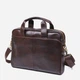 Сумка портфель мужская из натуральная кожи Vintage leather-20679 Коричневая - изображение 3