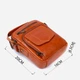Сумка планшет через плечо мужская из натуральная кожи Vintage leather-20693 Рыжяя - изображение 4