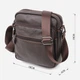 Сумка планшет через плечо мужская из натуральная кожи Vintage leather-20687 Коричневая - изображение 4