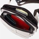 Сумка на пояс бананка мужская из натуральная кожи Vintage leather-21305 Белая - изображение 8