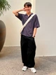 Джинсы Regular Fit мужские Uniqlo 976908417 32 Черные (1160068675) - изображение 8