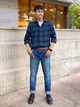 Джинсы Regular Fit мужские Uniqlo 527605592 W35L34 Синие (1159969685) - изображение 6