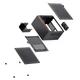 Корпус JONSBO N10 ITX Mini Black - зображення 13