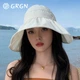 Женская солнцезащитная шляпа GRGN, шляпа с козырьком, шляпа от солнца, рыбацкая шляпа, кепка с козырьком, летняя шляпа для защиты лица от УФ-излучения для активного отдыха на открытом воздухе. - изображение 6