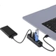Хаб PHILIPS USB3.0 4-портовий з живленням 1.5м - зображення 1