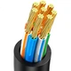 Патч-корд SAMZHE SZH-6150 Cat 6a медь 10 Гбит/с 15 м Черный - изображение 1